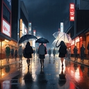 Cover of album Another long rainy night in Tokyo : lofi beats and more at 3am by 3:42_am_ @ night